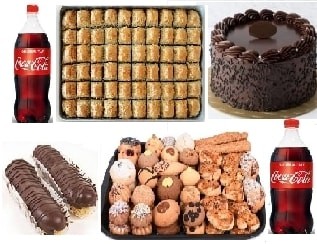 Geleneksel ve Modern Tatlar Bir Arada Baklava ve Pasta Karma Paketi
